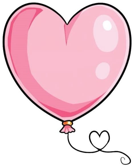 Cute Heart Clipart, Kids Background, Pretty Planners, Valentine Clipart, Kids Clipart, Heart Balloons, Planner Girl, Art Drawings For Kids, Cute Images