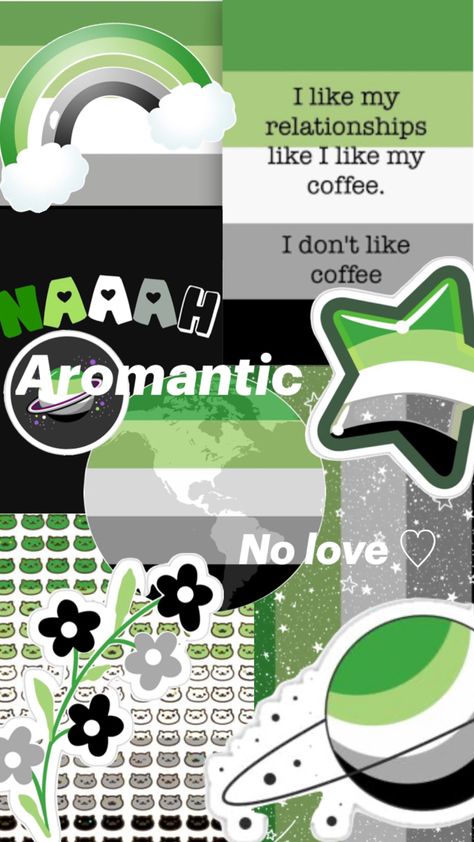 (A lack of romance.) Aroace Wallpaper, Aroace Art, Lgbtqia Art, Pride Stuff, Lgbt Humor, Cool Wallpapers Art, Holy Trinity, Lgbt Pride, Aa Batteries