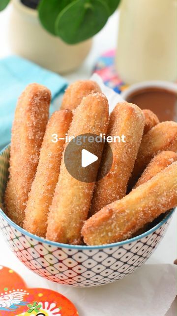 Carine Claudepierre on Instagram: "Air-Fryer Churros (eggless) 🌱Comment 'CHURROS' and I'll DM the recipe to your inbox 🌱Follow @theconsciousplantkitchen for more Easy Baking
It’s almost Cinco de Mayo, and what’s better than churros to celebrate? After baking so many types of dough in my air fryer like my banana donut holes, or 2-ingredient donuts, I thought it was time to experiment with churros. Churros are similar to Vegan Beignets, but the dough doesn’t require any yeast so they are much easier to whip up.I can guarantee everyone will love them, and nobody will guess it’s a better-for-you recipe and it’s:
>Healthier – less oil than deep-fried churros, which means fewer calories and less saturated fat.
>Faster – You don’t have prewarm oil or discard a large amount of oil at the end.
>E Air Fryer Donut Holes Recipes, Airfryer Dessert Recipes Healthy, Air Fry Baking Recipes, Vegan Beignets, Banana Donut Holes, Churros Recipes, Air Fryer Churros, Easy Churros, Easy Churros Recipe