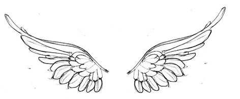 Wing Hip Tattoo, Angles Tattoos, Mandala Wings, Phoenix Wings Tattoo, Angel Wing Wrist Tattoo, Angel Wings Tattoo On Back, Halo Tattoo, Wing Logo, Tattoo Neck