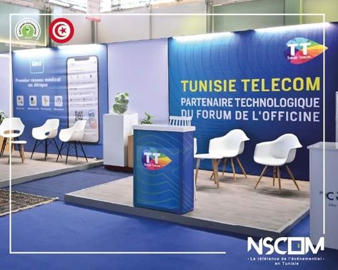 Conception et organisation des stands d'exposition de pavillon E-Health Valley à l'occasion l'évènement de Forum de l'Officine 2022❤️par NSCOM Tunisia votre partenaire idéal en communication 💪💪 #ehealth #Tunisia #innovation #nscom #foire #ehvh22 #ehealthvalleyhackathon #hackup #stand #exposition #forum #officine2022 #Tunisietelecom #amenagementstand #Honoris #fabricationstand #publicitéé #designstand #pixelhealth #BNA #universitedecarthage #impressionnumerique #InnovationChallenge #Medtn #lo Design Stand, Carthage, Tunisia, Communication, Health, Design, Organisation