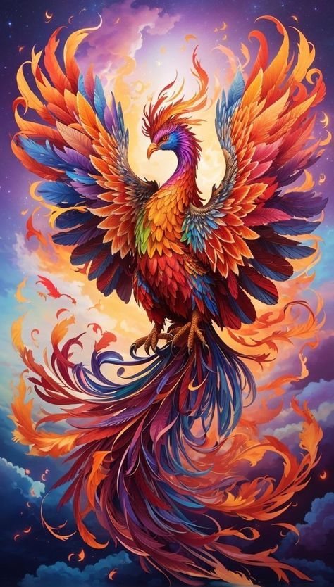 Phoenix Bird Images, Real Phoenix Bird, Flying Phoenix Tattoo, Most Beautiful Tattoos, Shoulder Movement, Fenix Tattoo, Phoenix Bird Art, Purple Butterfly Tattoo, Phoenix Wallpaper