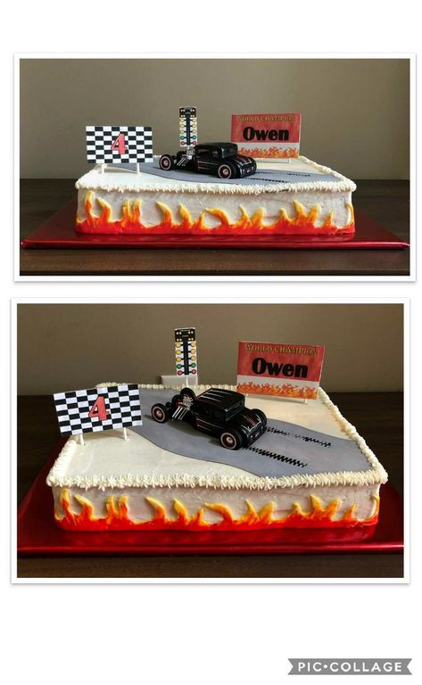 Car Cakes, Birthday Stuff, Car Cake, Hot Rods Cars, Cake Creations, Hot Rod, Hot Rods, Dessert Recipes, Dessert