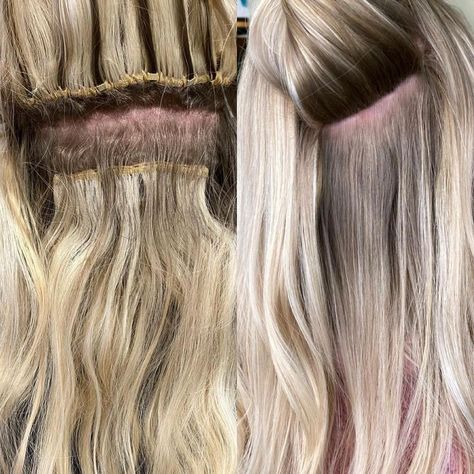 Lob With Extensions, Lob Extensions, Hairstyles With Hand Tied Extensions, Styling Hand Tied Extensions Hairstyles, Sew In Hair Extensions Before And After, 1 Row Hand Tied Extensions, Tie In Extensions Hair, Ibe Extensions Before And After, Hair Extensions With Layers