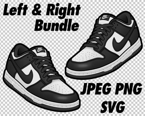 Rocker Cards, Sneaker Png, Dunk Low Panda, Panda Illustration, Prom Decor, Sneaker Art, Skateboard Shoes, Walking Sneakers, Nike Dunk Low