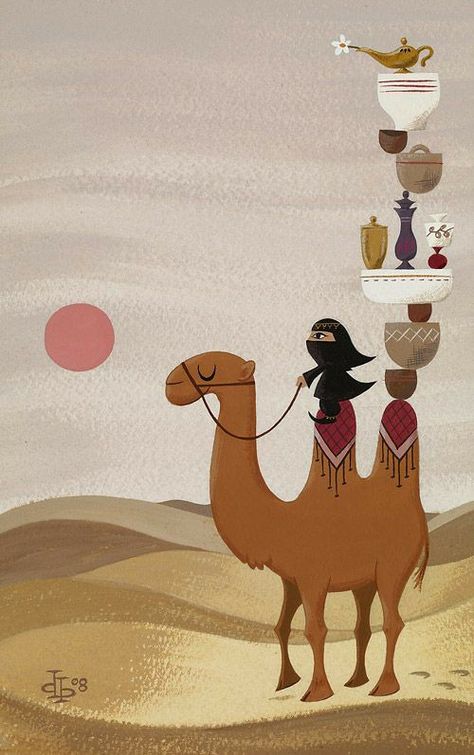 Uae Art, Camels Illustration, Giraffe Images, Camels Art, Arabic Coffee, Cute Animal Illustration, Digital Art Gallery, Nursery Paintings, Arabic Art