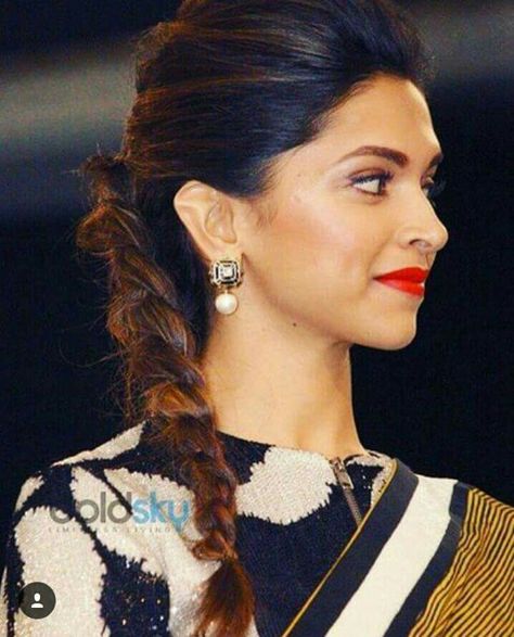 <3 Deepika Hairstyles, Deepika Padukone Hair, Dipika Padukone, Hair Puff, Deepika Padukone Style, Athletic Hairstyles, Ranveer Singh, Priyanka Chopra, Indian Hairstyles