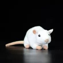 Farm Animal Toys, Rabbit Collection, White Mouse, Mouse Plush, Cute Rats, Children Toys, Cuddly Animals, Plush Toy Dolls, Animal Companions