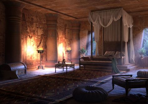 Arabian Nights Bedroom, Greek Bedroom, Egyptian Bedroom, Persian Palace, Royal Bedroom, Fantasy Bedroom, Fantasy Rooms, Princess Room, Fantasy House