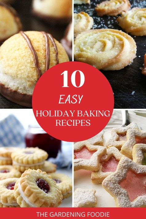 This is the ultimate10 Holiday Baking Recipes! Ten of my favourite festive holiday bakes and desserts for you to enjoy ♥. Holiday Baking Recipes Easy, 3 Ingredient Butter Cookies, Holiday Bakes, Holiday Baking Championship, Easy Holiday Baking, Italian Butter Cookies, International Desserts, Holiday Baking Recipes, Best Christmas Recipes