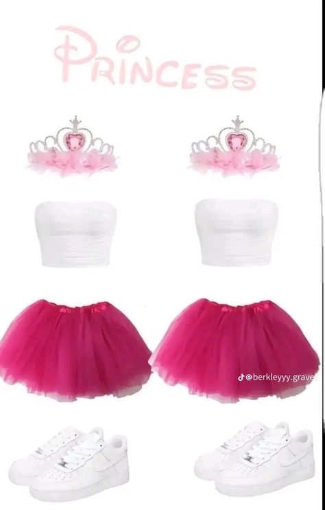 Pink Tutu Costume Ideas, Duo Halloween Costumes With Tutus, Halloween Costumes With Pink Skirt, Tutu Costumes Women Halloween Ideas, Pink Tutu Halloween Costume Ideas, Halloween Costumes With Skirts, Halloween Costumes With Tutus, Group Halloween Outfits, Pink Tutu Costumes