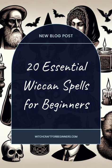 Discover 20 essential spells in Wiccan magic that are perfect for beginners. Whether you're just starting your witchcraft journey or looking to enhance your practice, these spells will guide you. From protection and love spells to prosperity and healing rituals, learn how to invoke the energies around you. Each spell is simple and effective, providing clear instructions and necessary ingredients. Get ready to explore the wonderful world of Wicca with these approachable yet powerful spells designed to connect you to your inner witch. Witchcraft Spells To Get Rid Of Someone, Protection Spell For Book Of Shadows, Healing Spells Witchcraft, Witch Spells For Beginners, One Word Spells, Powerful Protection Spell, Dream Spell, Healing Rituals, Beginner Witch