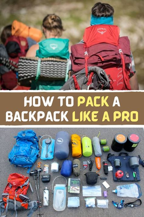 How To Pack A Backpacking Backpack, How To Pack For Backpacking, Overnight Hike Packing List, Camping Bag Packing, How To Pack A Backpack For Travel, Packing For Backpacking, How To Pack Backpack, Lacrosse Training, Overnight Backpack