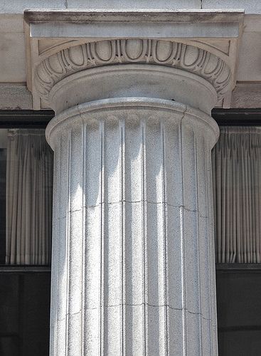 A Doric Column. very simple and not complicated. Timeless and classical Bregenz Austria, Doric Order, Therme Vals, Capital T, Corinthian Capital, Classic Column, Architectural Orders, Architecture Antique, Street Building