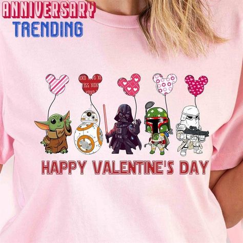 Star Wars Characters Valentines Day Shirt Disney Starwars Mickey Ears Balloon Sweatshirt Hoodie Check more at https://anniversarytrending.com/product/star-wars-characters-valentines-day-shirt-disney-starwars-mickey-ears-balloon-sweatshirt-hoodie/ Disney Valentines, Valentines Day Shirt, Mickey Ears, Star Wars Characters, Valentines Day Shirts, Sweatshirt Hoodie, Happy Valentines Day, Happy Valentine, Hooded Sweatshirts