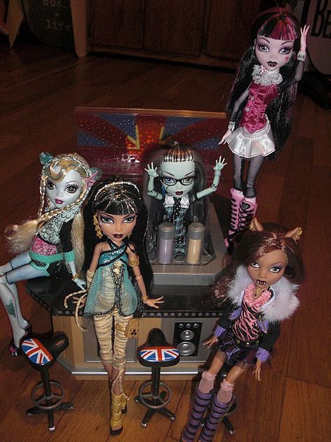 Toy Collection Room, New Monster High Dolls, Black Lagoon Anime, The Ghouls, Mh Dolls, Doll Museum, Arte Monster High, Barbie Diorama, Love Monster