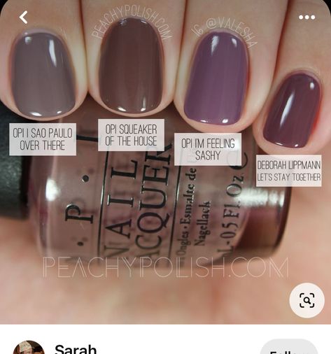 Opi Squeaker Of The House, January Nail Colors 2023, Nail Polish Swatches, Nagellack Trends, Opi Nail Polish, Colorful Nail Designs, Fall Nail Colors, Opi Nails, Fancy Nails