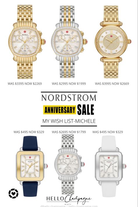 Follow my shop @HelloChampagne on the @shop.LTK app to shop this post and get my exclusive app-only content! #liketkit #LTKstyletip #nsale @shop.ltk #nordstrom #nordstromanniversarysale #michele #watches https://liketk.it/3JDMd Michelle Watches Women, Michele Watches Women, Michelle Watch, Michele Watches, Nordstrom Anniversary Sale, Anniversary Sale, Watch Sale, Michael Kors Watch, Chronograph