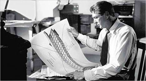 25 Fictional Architects In Movies Gary Cooper in “Fountainhead” Howard Roark, The Fountainhead, Life Isnt Fair, Movie Talk, New Cinema, Gary Cooper, Ayn Rand, Cary Grant, Betty White