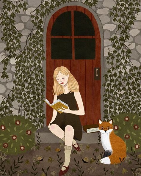 Through the vines Annya Marttinen, Girl Reading Book, Reading Art, Woman Reading, World Of Books, Book Inspiration, I Love Books, Book Worms, Good Books