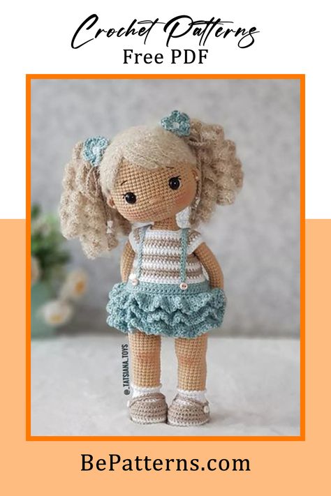 Beautiful Crochet Amigurumi Patterns for All Levels https://youtu.be/xTwRIO58lBI?si=WUyv-7_ZyHtggTmr Crochet Doll Clothes Free Pattern, Aesthetic Patterns, Crochet Amigurumi Patterns, Doll Amigurumi Free Pattern, Crochet Tutorial Pattern, Crochet Aesthetic, Doll Clothes Patterns Free, Beginner Crochet Projects, Crochet Animal