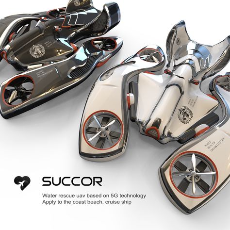 Water Rescue, Space Ship Concept Art, Flying Vehicles, Drones Concept, Design Jersey, Futuristic Motorcycle, Drone Design, New Technology Gadgets, Flying Car