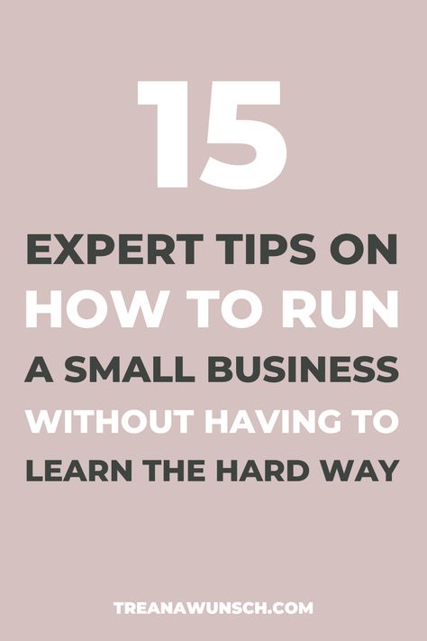 These expert tips on how to run a small business have made my day to day life so much easier! Don't learn the hard way! How To Run A Small Business, How To Run A Business, How To Run A Business Tips, Tracking Small Business Expenses, Small Business Finance Tracking, Small Business Bookkeeping, Start A Business From Home, Small Business Strategy, Small Business Online