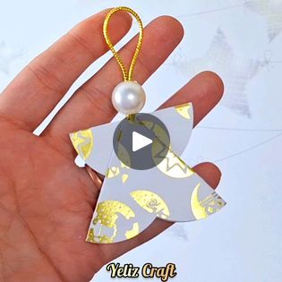 Folded Paper Angels, Paper Angels Template Free Printable, Easy Paper Angels, Popsicle Stick Angels, Coffee Filter Angels Ornament, Angel Paper Craft, Paper Angels Diy How To Make, Angel Crafts Christmas, Angel Ornaments To Make