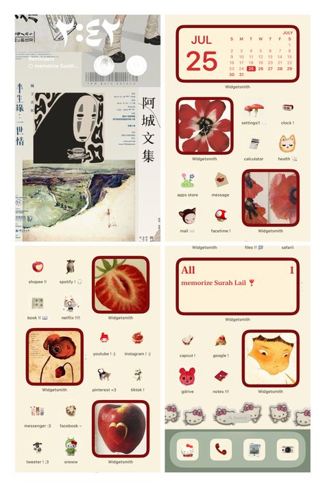 I Screen Widgets, Widget Set Up, Widget Lockscreen Ideas, Aesthetic Reminders Widget, Miffy Ios, Winter Phone Layout, 4x2 Widgets, The Day Before Widget, Cool Phone Themes