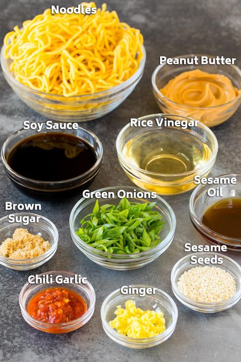 Asian Sesame Noodles, Easy Sesame Sauce, Korean Sesame Noodles, Cold Peanut Sesame Noodles, Sesame Noodles Cold, Sesame Pasta Salad, Asian Noodle Sauces, Sesame Ginger Noodles, Asian Grocery List