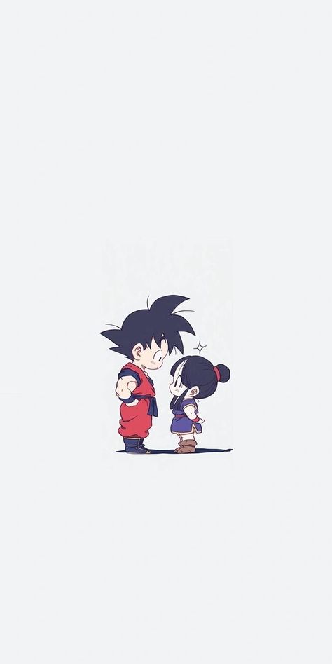 Dbz Wallpapers Hd Wallpaper, Goku And Chichi Wallpaper, Goku Cute Wallpaper, Dragonball Wallpaper, Chibi Goku, Dragon Ball Wallpaper, Dbz Wallpapers, Goku And Chichi, Anime Photo Profile Dark