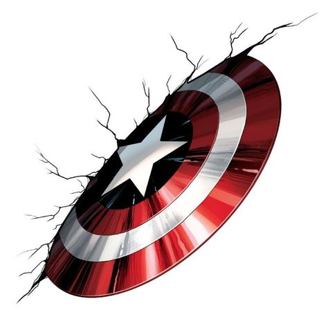 Captain America Shield Tattoo, Shield Tattoo, Asian Paints, Captain America Shield, Marvel Kids, Avengers Assemble, Custom Posters, Wall Sticker, Gaming Wall Art