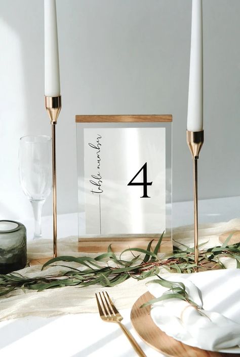 DgtStudioDesigns - Etsy Table Numbers With Menu Wedding, Minimalist Wedding Table Numbers, Gold Frame Table Numbers, Unique Table Numbers Wedding, Modern Table Numbers, Unique Table Numbers, Photo Table Numbers, Table Number Signs, Wedding Table Sign