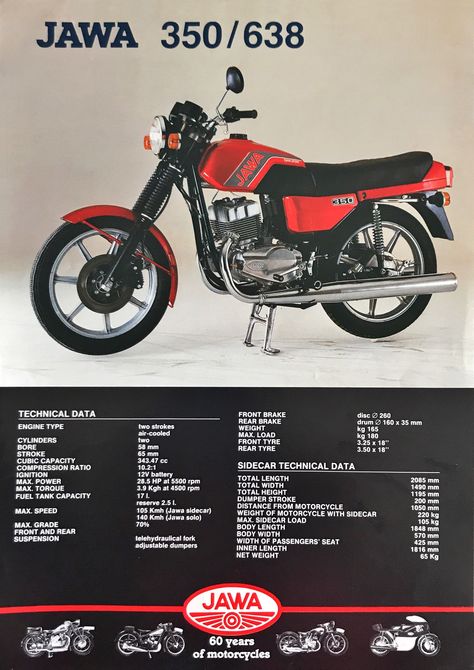 Jawa 350 / 638 Jawa 350, Motor Klasik, Yamaha Bikes, Motorcycle Manufacturers, Chopper Bobber, Classic Motorcycle, Classic Motors, Honda Motorcycles, Motor Bikes