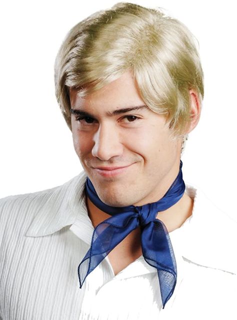 Amazon.com: Enigma Wigs Men's Freddie, Blonde, One Size: Clothing Freddie Costume, Fred Jones Scooby Doo, Guys Haircut, Fred Scooby Doo, Blone Hair, Fred Jones, Rock Star Costume, Blonde Man, Star Costume