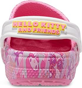 Crocs Hello Kitty and Friends Classic Clog Toddler Pink Size 10 UK Child: Amazon.co.uk: Fashion Classic Hello Kitty, Grinch Halloween, Wip Bag, Friend Logo, Crocs Jibbitz, Hello Kitty And Friends, Badtz Maru, High Heel Slippers, Crocs Classic Clogs