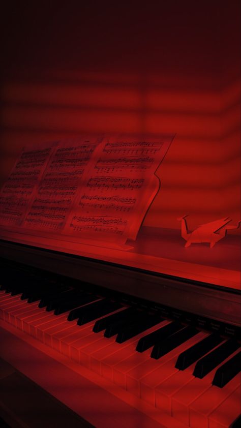 Notes, origami, red photo Math Widget, Red Singer Aesthetic, Red Piano Aesthetic, Red Widget Photos, Red Music Wallpaper, Music Red Aesthetic, Red Nostalgia, Red Music Aesthetic, Deep Red Aesthetic