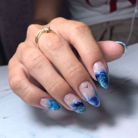 Fall Blue Nails 2023 15 Ideas: Embrace the Season with Stunning Nail Designs Fall Blue Nails, Boring Nails, Blue Nail Art Designs, Fall Blue, Sky Nails, Nail Art For Beginners, Minimalist Nail Art, Blue Nail Art, Vacation Nails