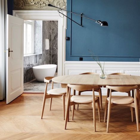 CH337 / CH338 / CH339 Tables - Carl Hansen & Søn – Hans Wegner Carl Hansen Table, Elbow Chair, Nordic Dining Room, Scandinavian Dining Room, Dining Room Spaces, Boutique Interior Design, Carl Hansen, Hans J Wegner, Luxury Furniture Brands