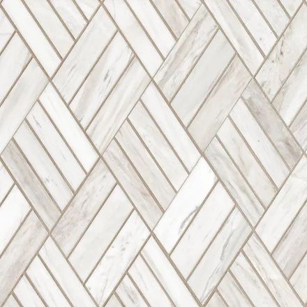 Coastal Ivory Honed Marble Diamond Mosaic Diamond Mosaic Tile, Honed Marble, Hexagonal Mosaic, Diamond Mosaic, Tile Installation, Marble Mosaic, Marble Colors, Mosaic Designs, Marble Stones