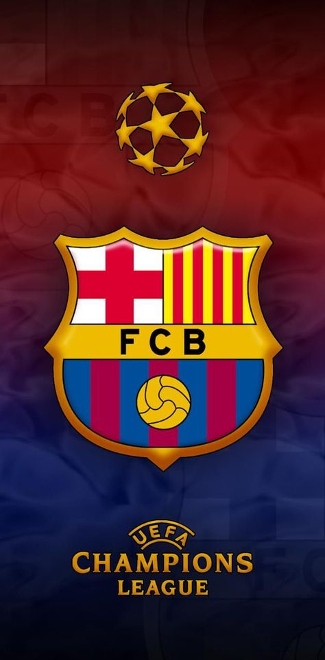 Barca Wallpapers, Wallpaper Barcelona, Champions League Logo, Messi Team, Barcelona Wallpaper, Barcelona Champions League, Barcelona Wallpapers, Real Madrid Logo, Fcb Barcelona