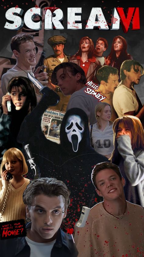 scream wallpaper #scream #scream1996 #screammovie #ghostface #cultclassic #horror #horrormovie #horrormovies #scary #scarymovie #film #films #wallpaper #aesthetic #blood #darkaesthetic #dark #slasher Scream Aesthetic Wallpaper, Films Wallpaper, Wallpaper Scream, Scream Characters, Scream Cast, Scary Characters, Movie Collage, Halloween Wallpaper Iphone Backgrounds, Horror Fanatic