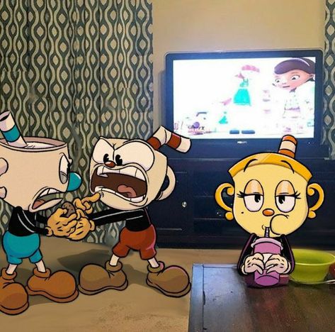 Casino Cups Cuphead, Cuphead X Mugman, Cuphead Game, Cup Head, Wish I Was There, Deal With The Devil, I Wish I Was, Bendy And The Ink Machine, Cartoon Crossovers