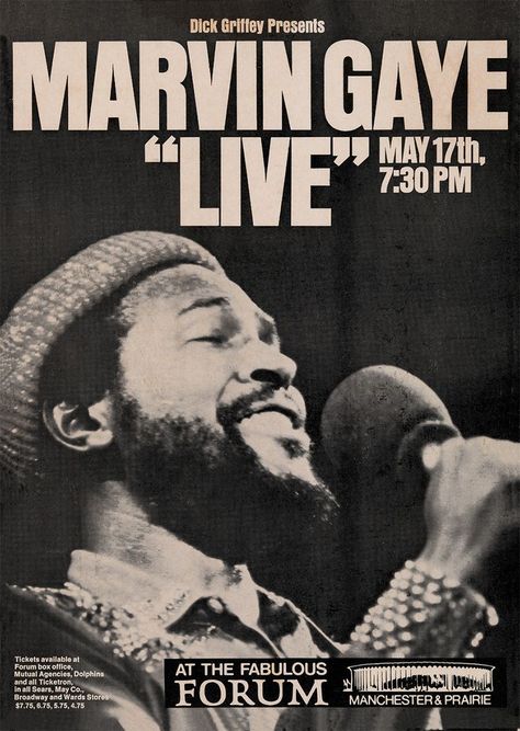 Marvin Gaye, Live Concert, Angeles, Concert, Music, Los Angeles