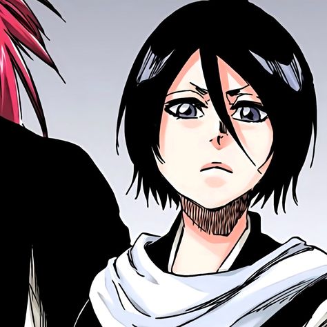 Renji And Rukia, Rukia And Renji, Matching Pfp Manga, Bleach Girls, Bleach Renji, Ichigo Manga, Yoruichi Shihouin, Rukia Bleach, Bleach Rukia