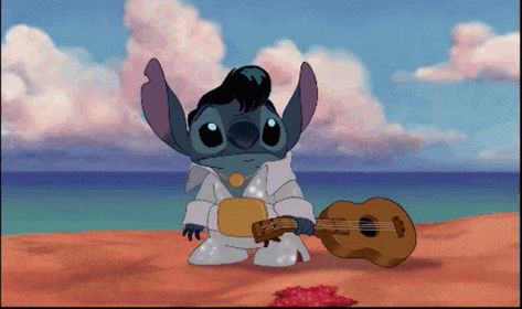 Dance Stitch GIF - Dance Stitch Lilo And Stitch - Discover & Share GIFs Lilo And Stitch 2002, Elvis Wallpaper, Lilo En Stitch, Stitch Tattoo, Lilo Y Stitch, Scrapbook Gift, Cute Stitch, Disney Tattoos, Disney Lilo