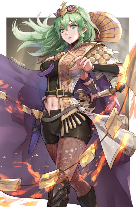 Byleth Fire Emblem, Fire Emblem, Anime Character, On Twitter, Twitter, Green, Hair, Anime