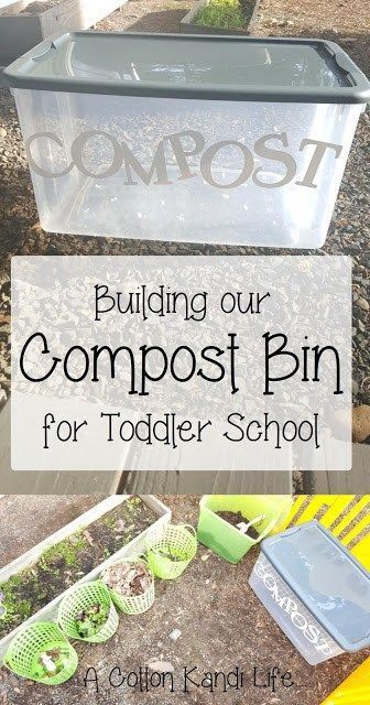 Building our Compost Bin for Toddlers. Gardening with kids. DIY Kitchen Scrap Compost Bin Toddler Garden, Gardening With Kids, Preschool Garden, Toddler School, Diy Gardening, Outdoor Classroom, School Garden, Outdoor Learning, Garden Club