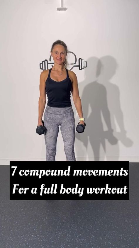 Upper Body Compound Workout, Combo Weight Lifting Moves, Compound Movements Workouts For Women, Full Body Compound Exercises, Compound Workouts For Women, Compound Movements Workouts, Full Body Compound Workout, Compound Workout, Side Squat