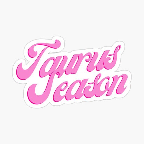 Pink Taurus Aesthetic, Taurus Astethic, Taurus Szn Aesthetic, Taurus Season Quotes, Taurus Season Aesthetic, Taurean Woman, Taurus Szn, 70s Font, Taurus Season